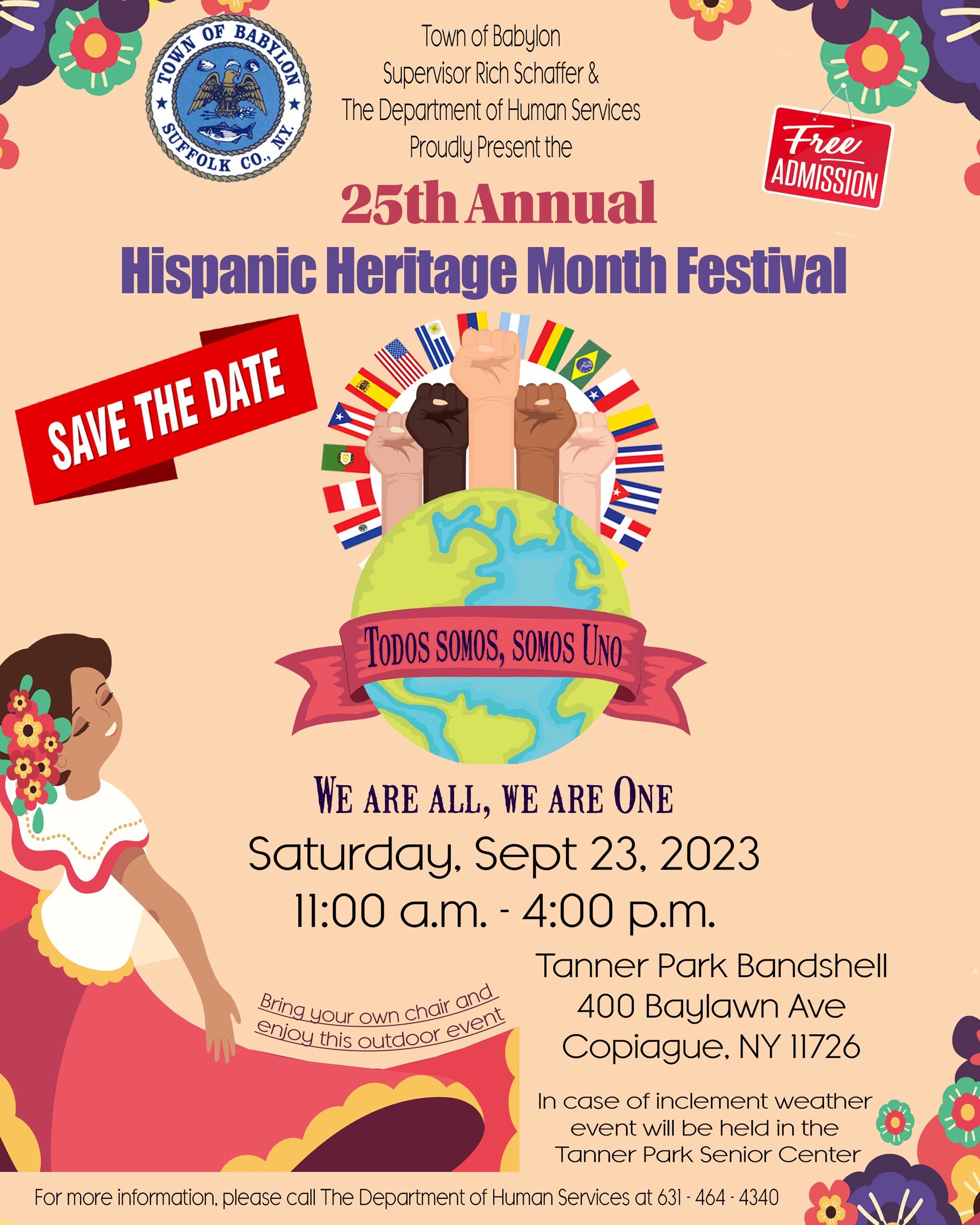 2023 Hispanic Heritage Festival Flyer