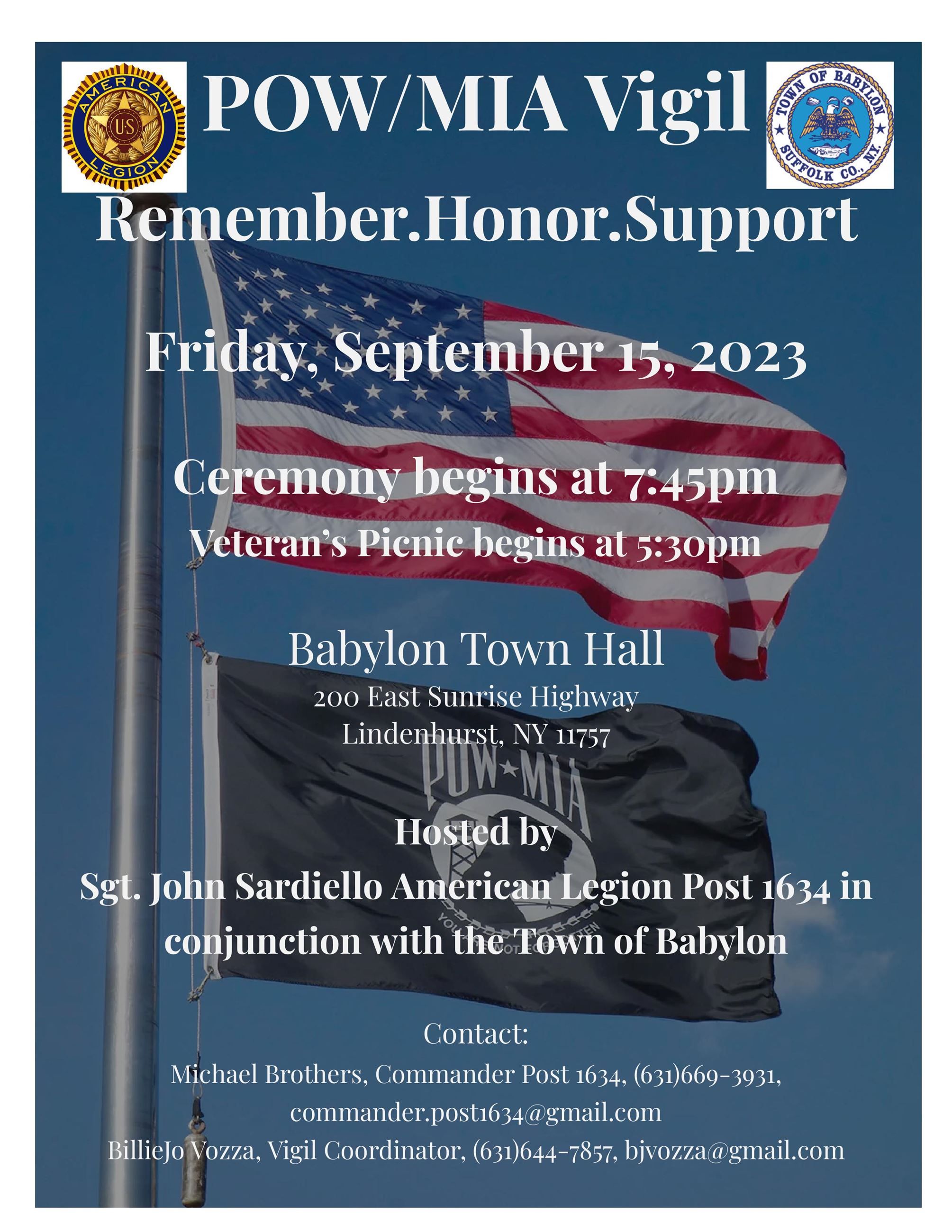 POW_MIA Vigil 2023 Flyer