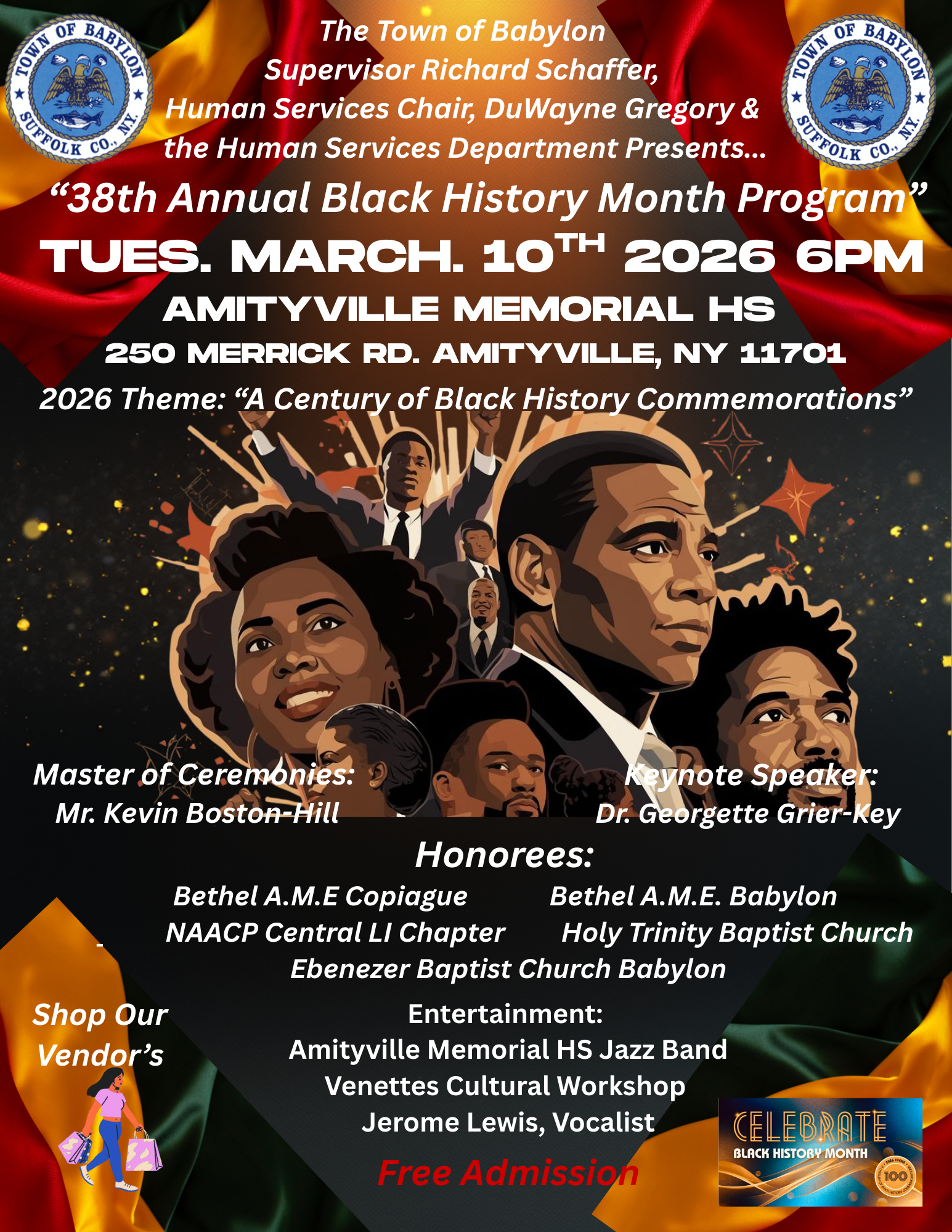 2026 Town of Babylon Black History Month Flyer (Official Flyer)