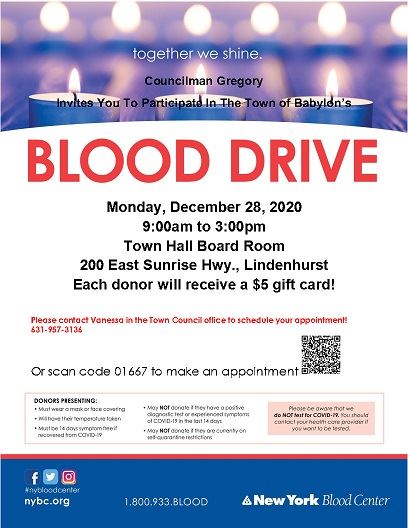 Blood Drive Flyer
